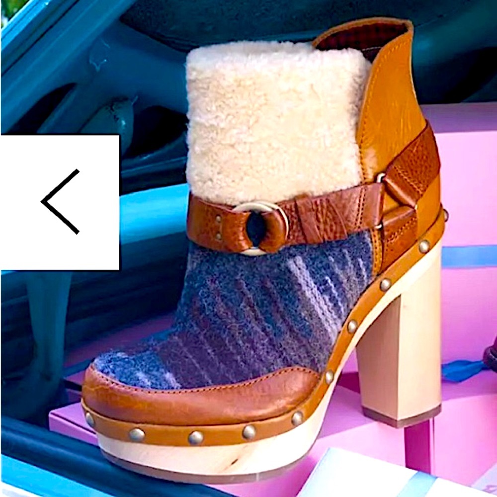 ✨ LE Woolrich x Anthropologie Artist Booties | 8.5